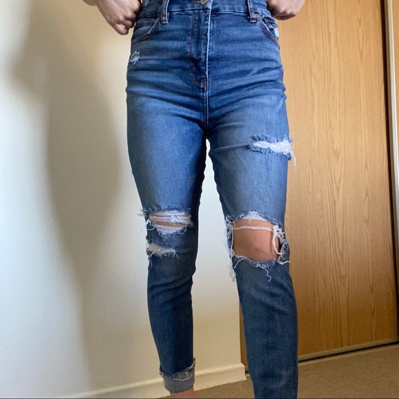 american eagle skinny ripped jeans - Picture 5 of 5